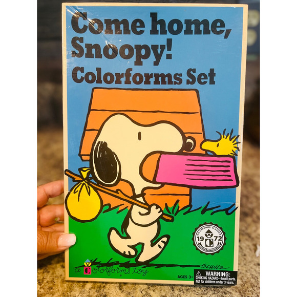 COLORFORMS 1972 REPRODUCTION PEANUTS COME HOME SNOOPY CHARLIE BROWN LUCY LINUS - Picture 1 of 11